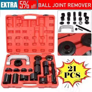 21 Piece Ball Joint Remover Tool Kit Auto Press Repair Install Adapter Set Case - Picture 1 of 12
