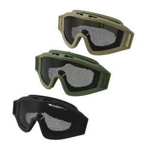 Kombat UK Airsoft Táctico Ojo Pro, Acero Perforado Malla Gafa Protección de Ojos - Picture 1 of 10