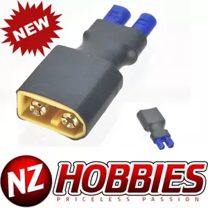 Conectores NZ RC EC2 hembra a XT60 macho (1 pieza) # NZ-EC2F2XT60M - Imagen 1 de 3