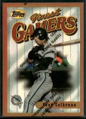 1996 Finest #176 Greg Colbrunn Refractors - Image 1 of 2