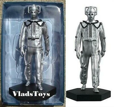 Eaglemoss UK Figurine Second Doctor Who Moonbase Cyberman #53 USA No magazine Cover