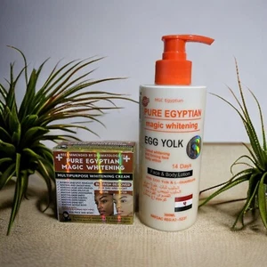 Pure Egyptian Magic 300ml Egg Yolk Lotion With Face Body Anti Blemish Cream - Picture 1 of 4
