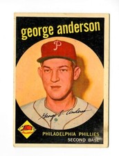 1959 Topps - #338 Sparky Anderson (Rookie Card)   George Anderson