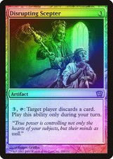 Disrupting Scepter FOIL 9th Edition PLD Artifact Rare MAGIC MTG CARD ABUGames