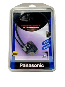 Panasonic Headset kabelgebunden Freisprecheinrichtung schwarz Schnurlose Telefone KX-TCA60 2,5mm Stecker - Bild 1 von 2