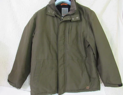 WEATHERPROOF GARMENT COMPANY Ultra Tech Green Men Coat Water Resistant  Sz L - Image 1 of 4