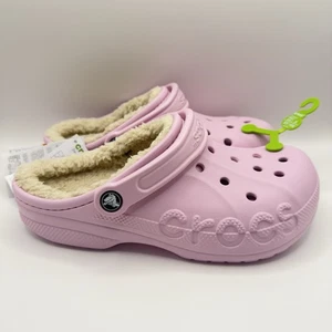 Zuecos sin cordones Crocs adultos baya forrados de piel bailarina rosa EE. UU. para mujer talla 8 - Imagen 1 de 7