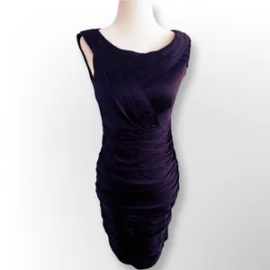 Marc New York Purple Fitted Cocktail Dress | Size 2 - Picture 1 of 8