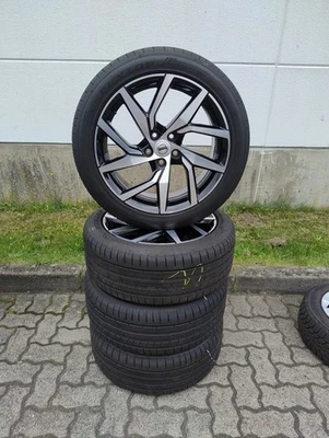 4x Sommerkompletträder Volvo S60 V60 auf Original 18 Zoll Volvo Alufelgen - Bild 1 von 4