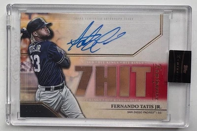2020 Topps Luminaries Fernando Tatis Jr. - Hit Kings Auto - 10/10 - Image 1 of 2