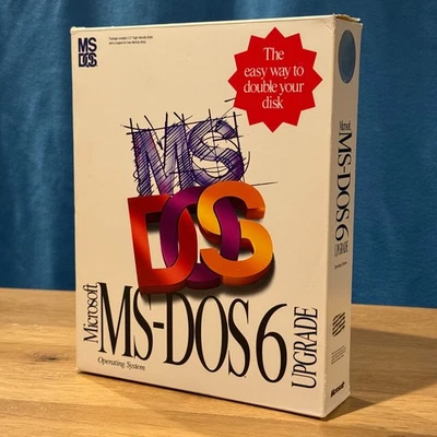 Microsoft MS-DOS 6 Upgrade - 3.5" Disks, Manuals w/ DOS v6.2 Disks - Image 1 of 4