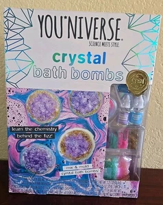 YOUniverse Crystal Bath Bombs, Mix & Mold Your Own Bath Bombs, Bath Crystals - Picture 1 of 3
