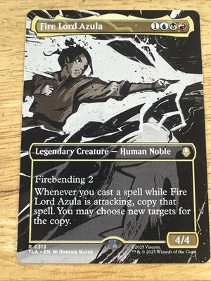 Fire Lord Azula (0313) - Borderless R MTG Avatar: The Last Airbender M/NM ENG - Image 1 of 2