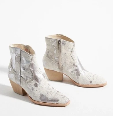 Dolce Vita Women's Silma Western Dyed Genuine Calf / Pony Hair Booties Size 7.5 - Image 1 of 4