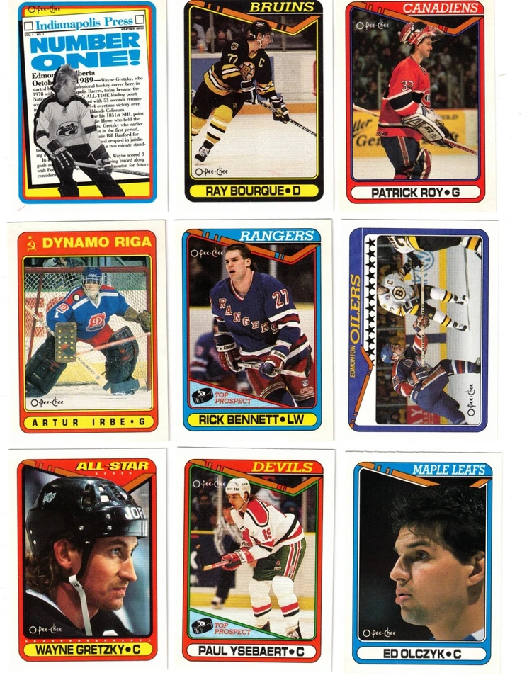 O-Pee-Chee 1990-91 Hockey Choose to Complete Set Pick From List  Low S&H (1-250) - Image 1 of 1