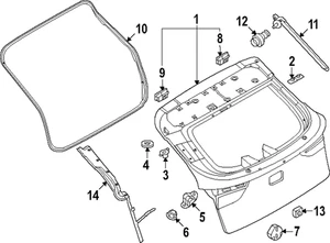 Genuine Nissan Pinch Sensor 90568-5MP2A - Picture 1 of 1