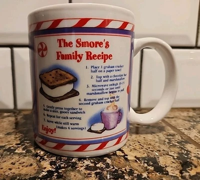 Smore's Family Recipe Snowmen Ceramic Coffee Mug Houston Harvest 10oz Mug - Image 1 of 4