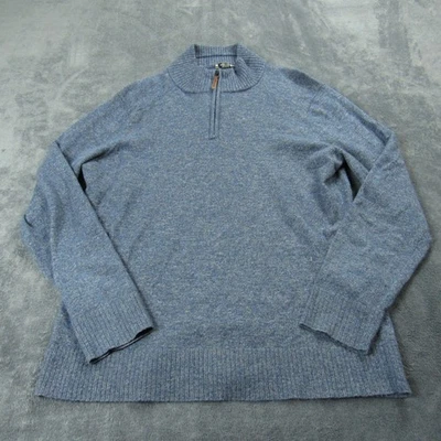 Smartwool Sweater Mens Medium Blue Sparwood Half Zip Long Sleeve Ooutdoor - Image 1 of 4