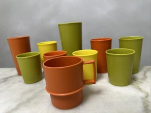 Tupperware Drinking Cup Set Of 10 • - Picture 1 of 24