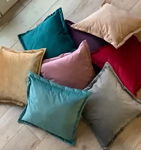 Cuscino decorativo in velluto, cuscino quadrato per casa, tessuto elite - Foto 1 di 12