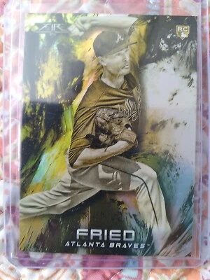 Max Fried 2018 Topps Fire #28 GOLD MINTED SP RC Rookie Card Atlanta Braves - Image 1 of 2