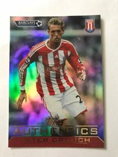 Topps Barclays Authentics Limited Ed. 2012 Football Player Cards - PETER CROUCH 