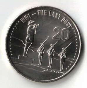 2015 Australia Anzac 20c UNC Coin - The Last Post - Picture 1 of 2