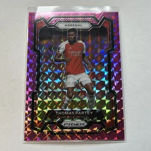 2023-24 Panini Prizm Premier League THOMAS PARTEY #33 PINK MOSAIC - Picture 1 of 2