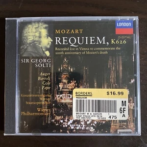 Mozart - Requiem, K.626 by Georg Solti (CD, 1992) Brand New & Factory Sealed - Foto 1 di 2