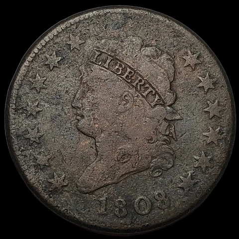 1808 Classic Head Large Cent J4632 Cover