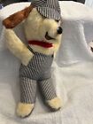Vintage Dog Train Conductor Plush Stuffed Superior Toy Novelty Company Kcmo