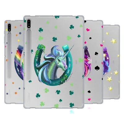 OFFICIAL ROSE KHAN UNICORN HORSESHOE SOFT GEL CASE FOR SAMSUNG TABLETS 1 - Image 1 of 4