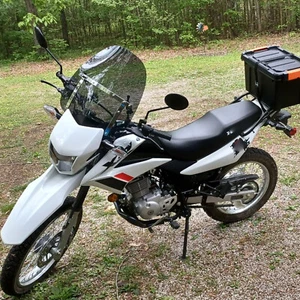 18"x16" Smoke Windshield Windscreen For Honda XR650L XR600 XR250 XR150 XR100 75 - Picture 1 of 11