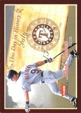 2004 (RANGERS) Fleer Tradition This Day in History #15 Hank Blalock
