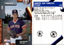 Gar Finnvold 1992 Fleer ProCards #426 Card *AutographDen*