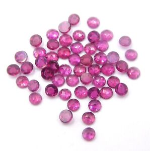 Natural Garnet Round Rose Cut Lot Loose Gemstone 3 MM For Jewelry Making P-3012
