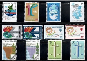UN 1979 Complete Year Of UNPA Issued In New York , Mint VF OG NH - I Combine S/H - Picture 1 of 1