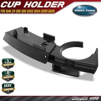 Left Driver Side Cup Holder for BMW Z4 E85 E86 2003 2004 2005 2006 2007 2008 GAS - Image 1 of 4