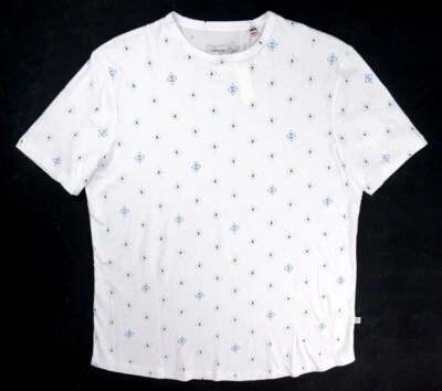 NEW MENS SOVEREIGN LOS ANGELES CODE WHITE TRIBAL GRAPHIC T-SHIRT SIZE LARGE - Image 1 of 2