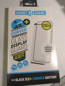 Lot Of 3 Gadget Guard Black Ice+  Curved Glass Screen Samsung Galaxy Note 9 - Picture 1 of 2