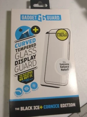Lot Of 3 Gadget Guard Black Ice+  Curved Glass Screen Samsung Galaxy Note 9 - Image 1 of 2
