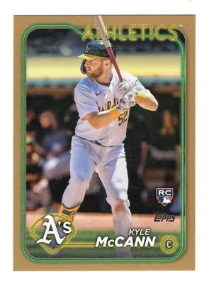 2024 Topps Update #US37 - Kyle McCann RC /2024 Gold - Image 1 of 2