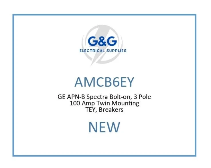 GE AMCB6EY Spectra Mounting Hardware Kit Use With Type Tey APN Panelboard
