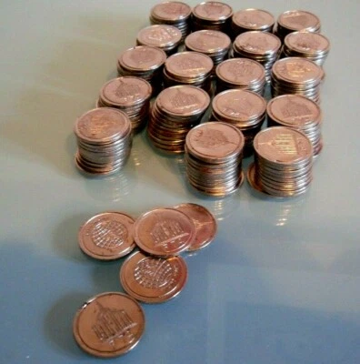 COFFE MACHINE TOKEN FAEMA F 74 GETTONI PER DISTRIBUTORE AUTOMATICO 20 PEZZI - Immagine 1 di 4