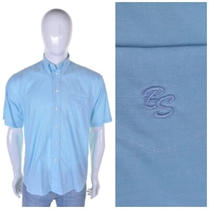 VINTAGE BEN SHERMAN BS Blue Button Down Oxford Shirt S 15 Skinhead Mod Preppy - Picture 1 of 9