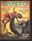 Gusto #2 12/1957-Elephant &amp; native girl cover-Bill Ward cartoons-Matt Baker-&quot;...