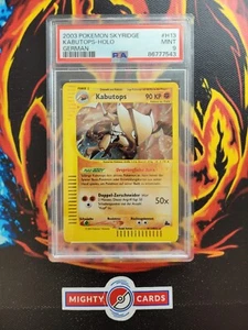 Carta Pokemon Kabutops H13/H32 Skyridge Set Serie E Holo PSA 9 IN PERFETTE CONDIZIONI - Foto 1 di 2