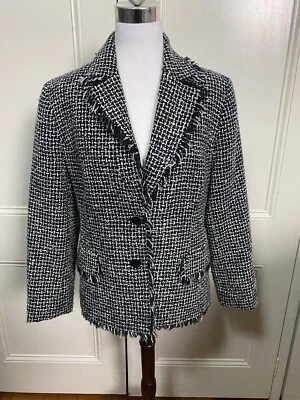 OJAY Ladies Size 14 Textured Fully Lined Jacket In Excellent Condition - image 1 of 4