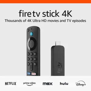 TV Stick 4K: Stream 1.5M+ Movies & TV Shows, Wi-Fi 6, Live TV Free Shipping - Picture 1 of 5