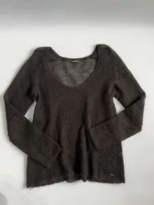 Marc O Polo Women's Y2K Mohair Blend Brown Light Sweater Size XS - Picture 1 of 17